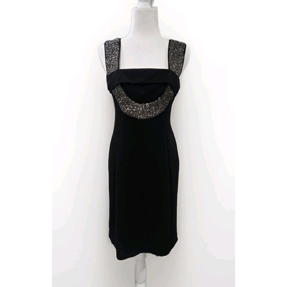Black Halo Womens Dress Black Size 6